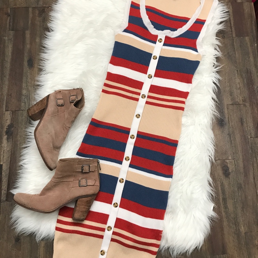 Sweet Rain knit bodycon dress